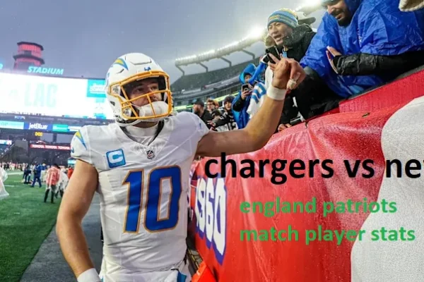 chargers vs new england patriots match player stats
